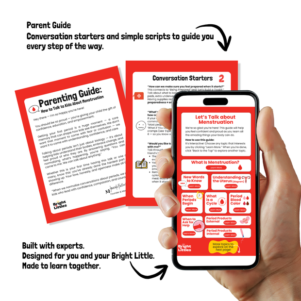 Kids’ Menstruation & Period Prep Digital Course – Ages 8+Kids’ Menstruation & Period Prep Digital Course – Ages 8+