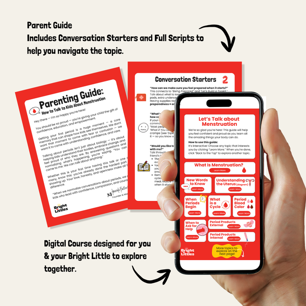 Menstruation for Kids Course (Digital Download) – Ages 8+Menstruation for Kids Course (Digital Download) – Ages 8+