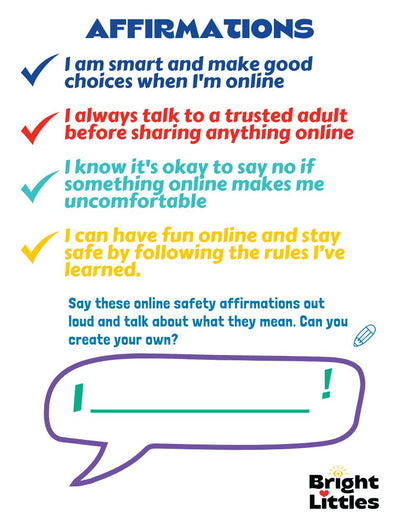 Online Safety Affirmations