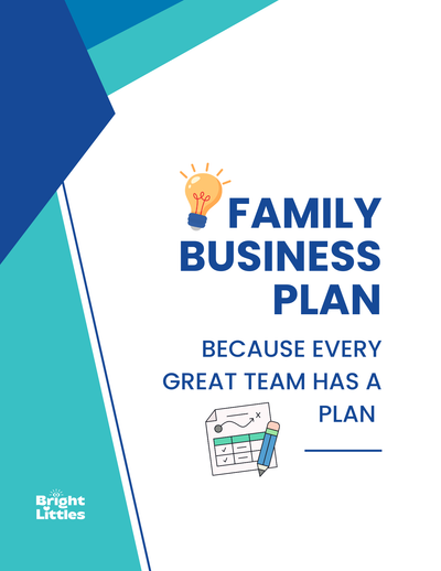Family Business Plan Printable (Free Download)