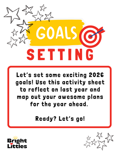 New Year Goals & Reflection Sheet (Free Download!)
