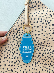 They/Them/ Ellxs KeychainThey/Them/ Ellxs Keychain