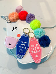 She/Her/Ella KeychainShe/Her/Ella Keychain